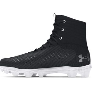Under Armour Men's Black and White High-Top Cleats